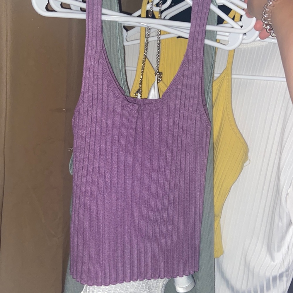 Purple tank top